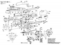 Bosch 0 601 581 003  Orbital Jigsaw 220 V / Eu Spare Parts